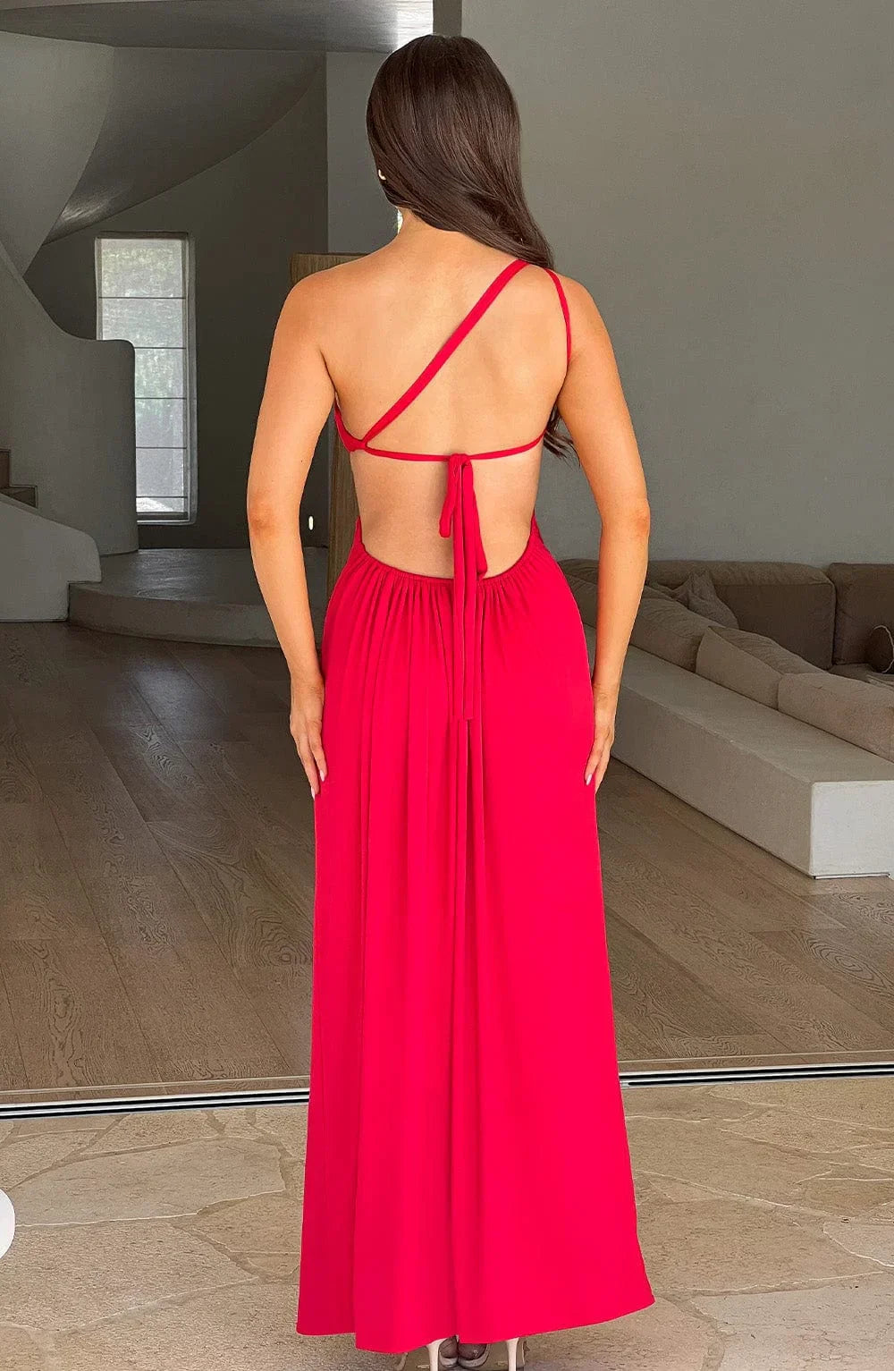 Harriet™ | One Shoulder Maxi Dress