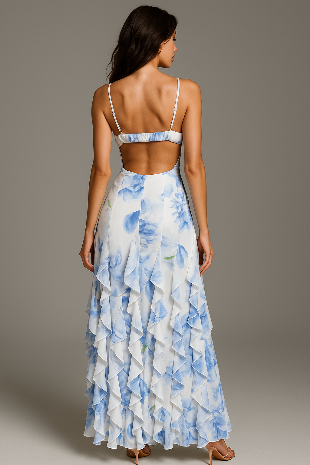 Fiona™ | Ruffled Floral Dress