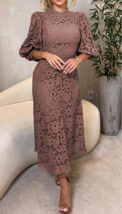 LunaBloom™ | Lace Lantern Dress