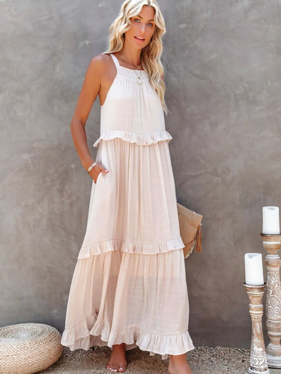 Darcey™ | Ruffle Breeze Maxi Dress