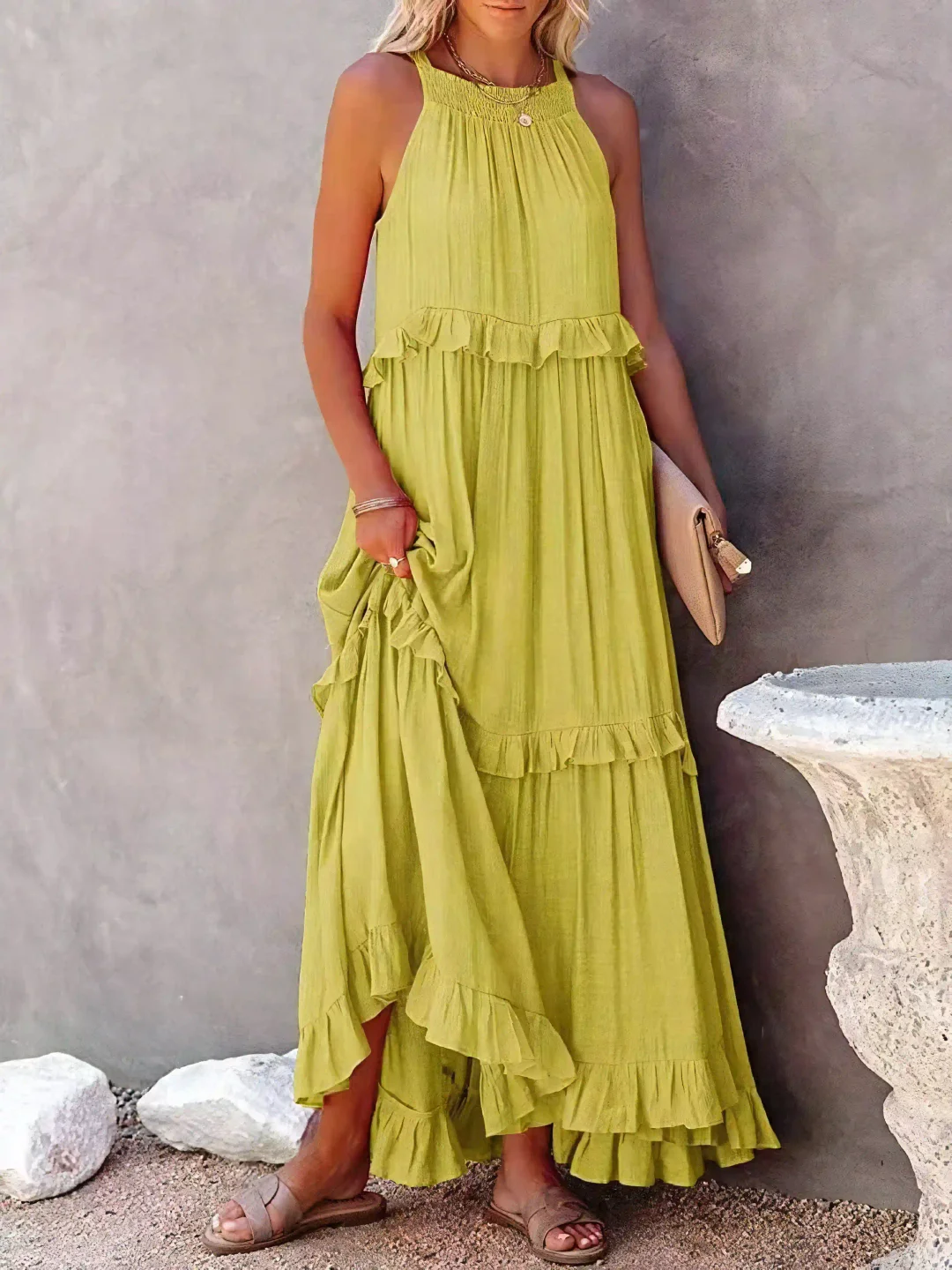 Darcey™ | Ruffle Breeze Maxi Dress