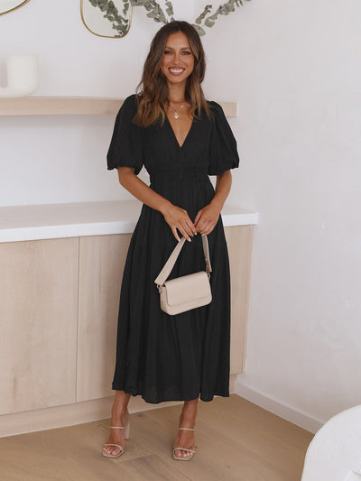 Bethany™ | Puff Sleeves Dress