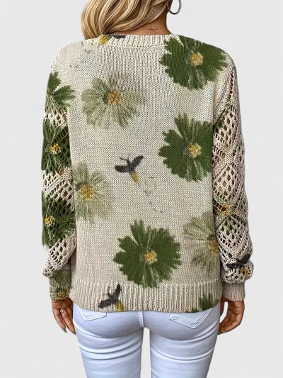 Katy™ | Elegant Floral Sweater