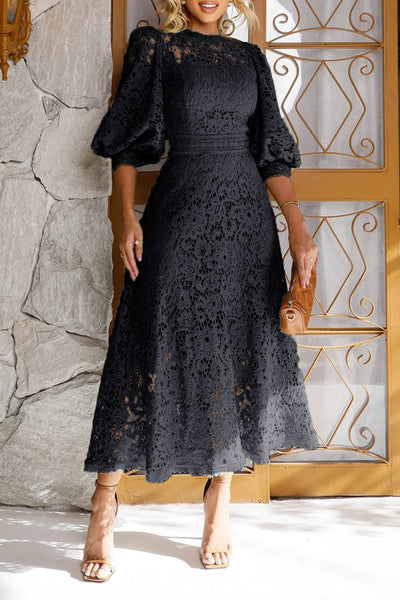 LunaBloom™ | Lace Lantern Dress