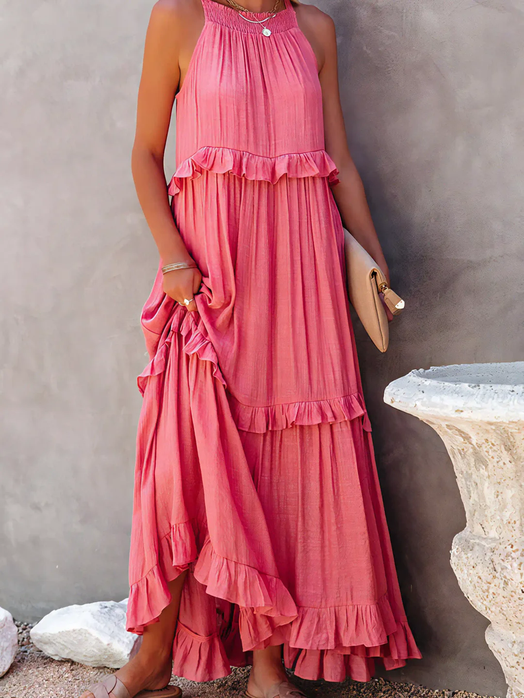 Darcey™ | Ruffle Breeze Maxi Dress