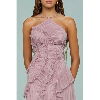 Olaya™ | Long dress with ruffles
