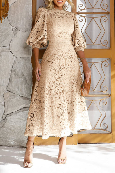 LunaBloom™ | Lace Lantern Dress