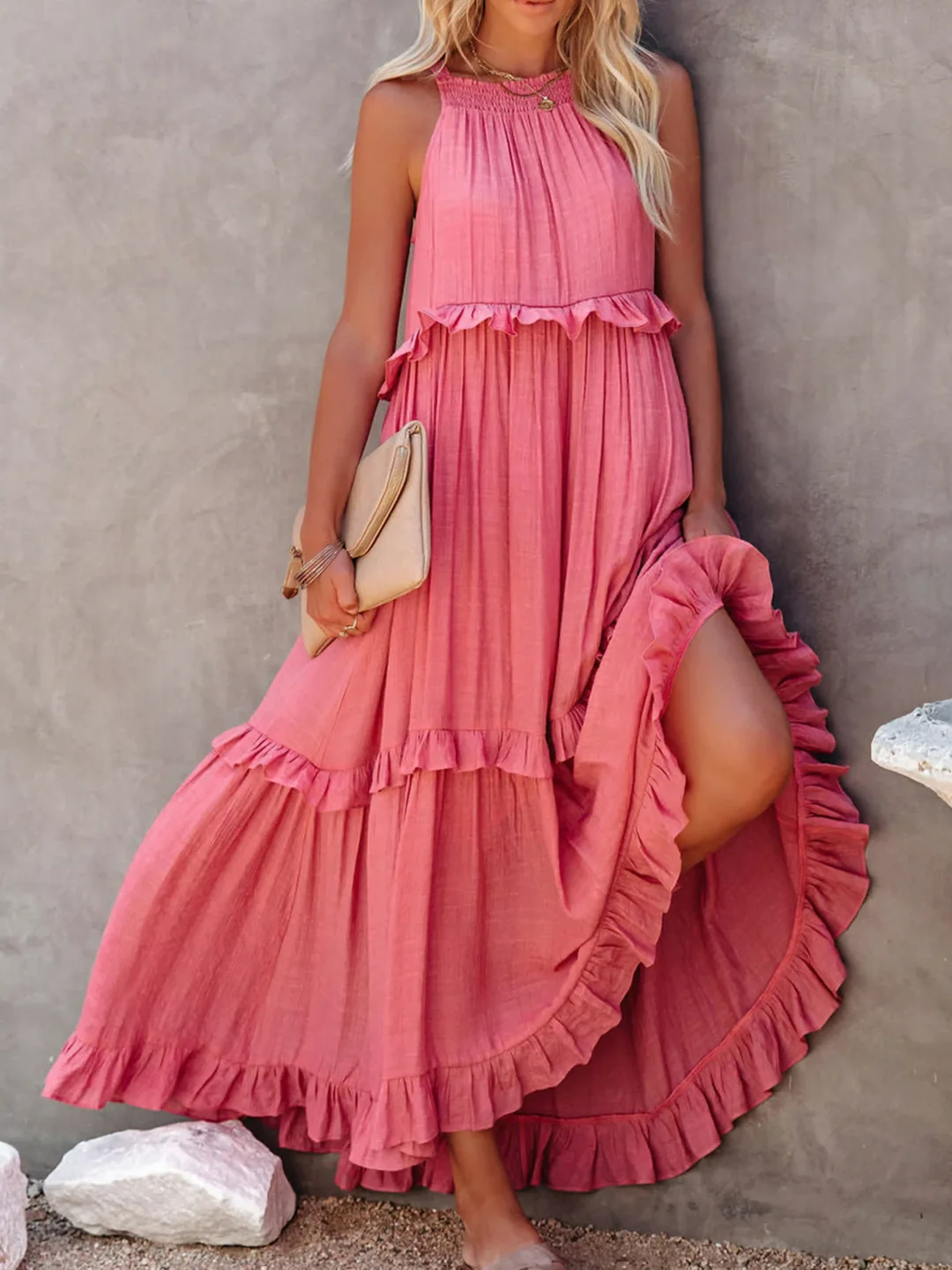 Darcey™ | Ruffle Breeze Maxi Dress