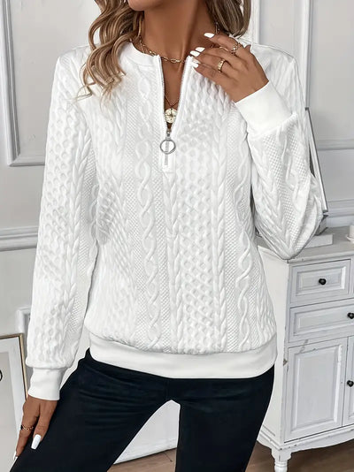 Rhea™ | Sweater with Zipper