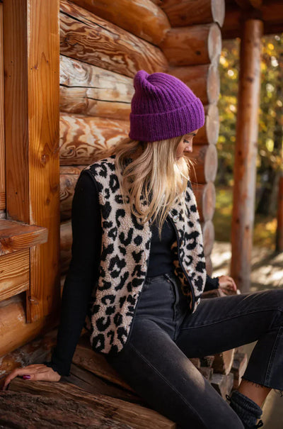 Astrd™ | Leopard Knitted Vest