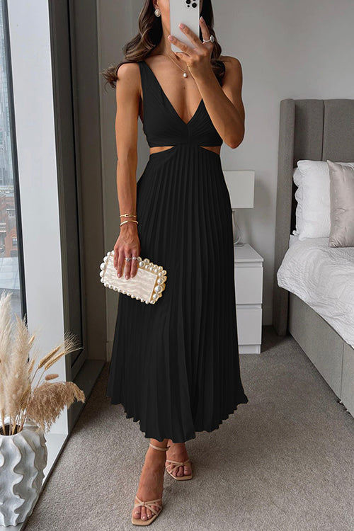 Sage™ | Pleated Maxi Dress