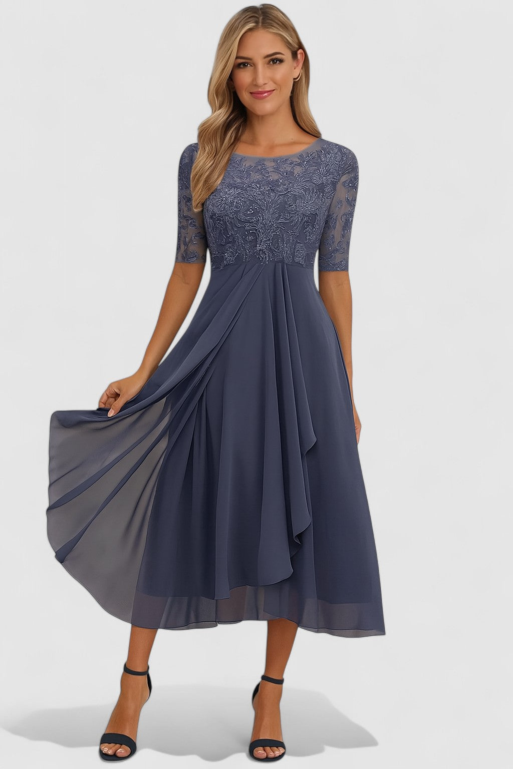 Elisa™ | Elegant formal dress with lace