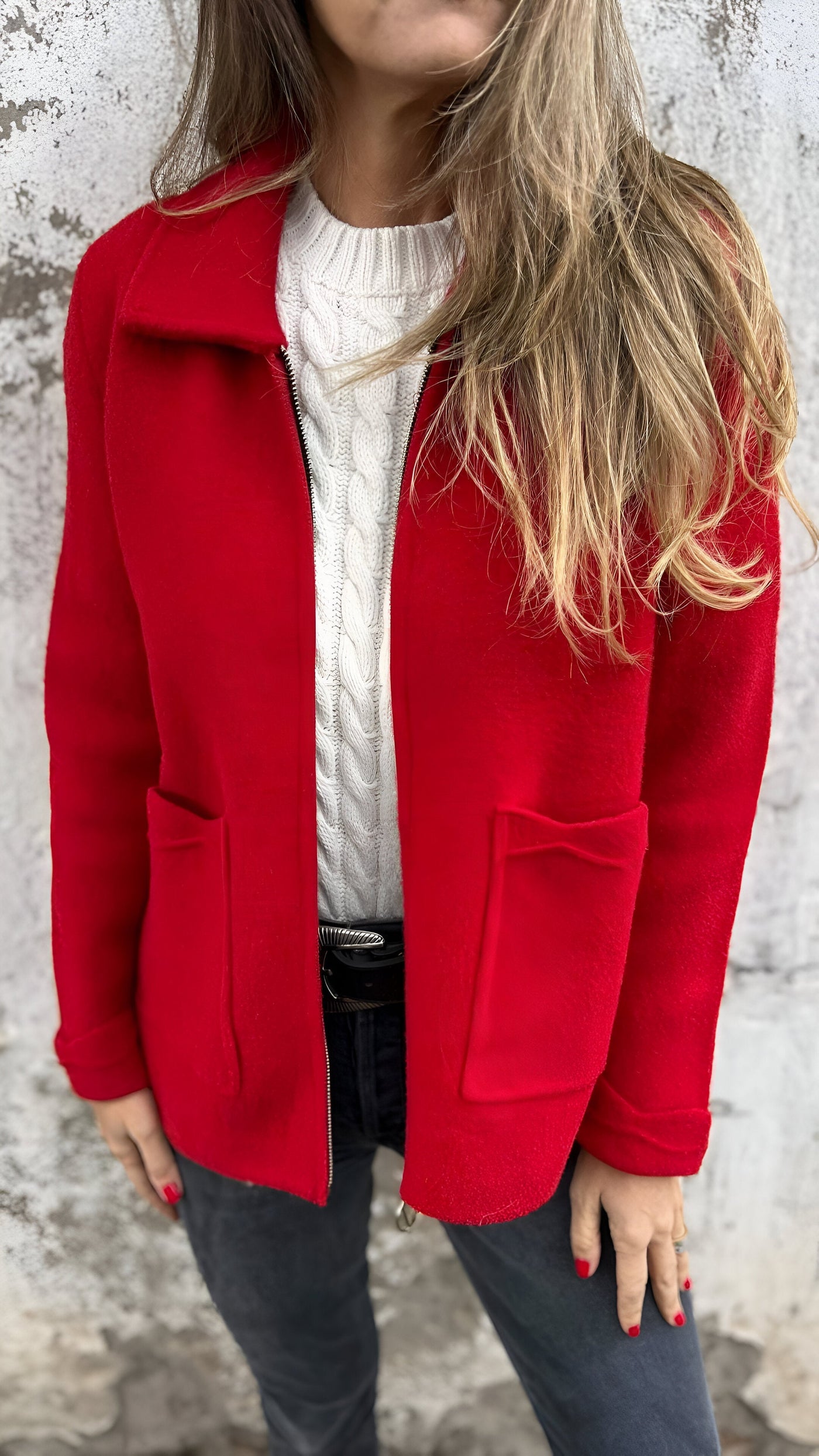Sutton™ | Stylish Lapel Zipper Jacket
