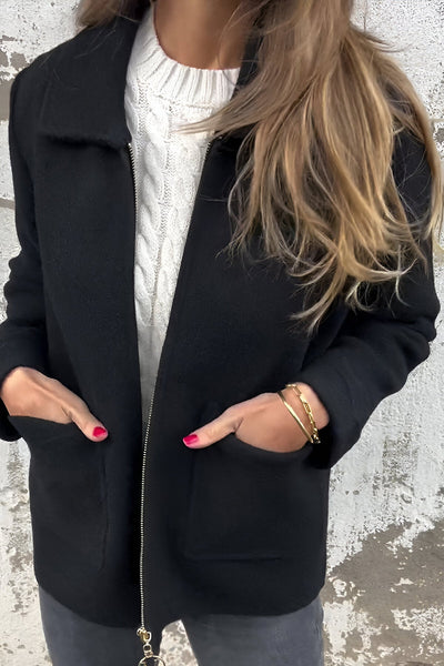 Sutton™ | Stylish Lapel Zipper Jacket