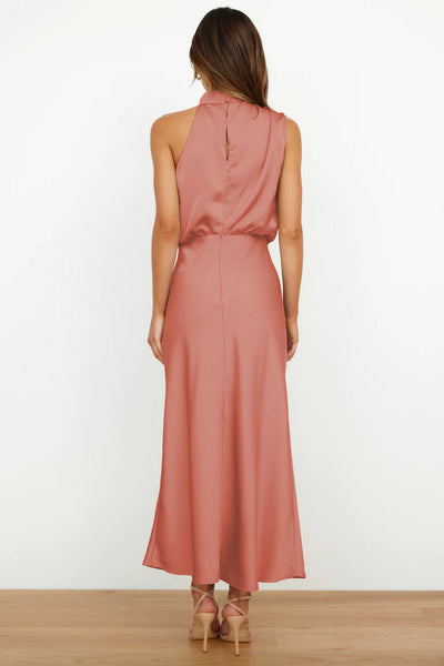Lydia™ | Long Dress With Halter Neck