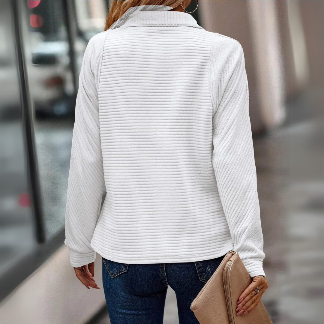 Suzanne™ | Half-Zip Detailed Pullover