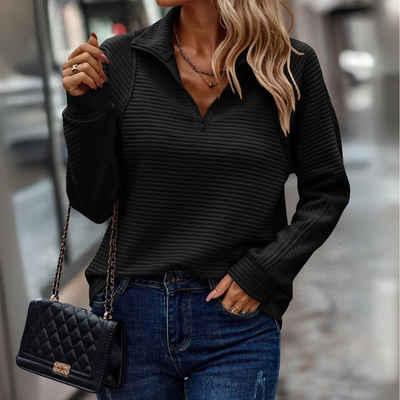 Suzanne™ | Half-Zip Detailed Pullover