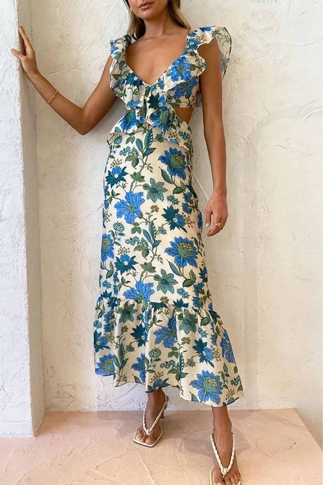 Nova™ | Ruffles Maxi Dress