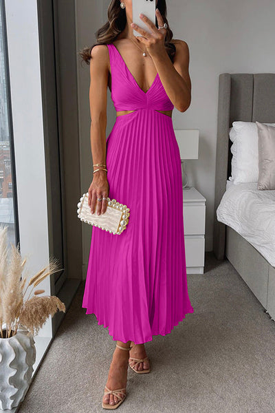 Sage™ | Pleated Maxi Dress
