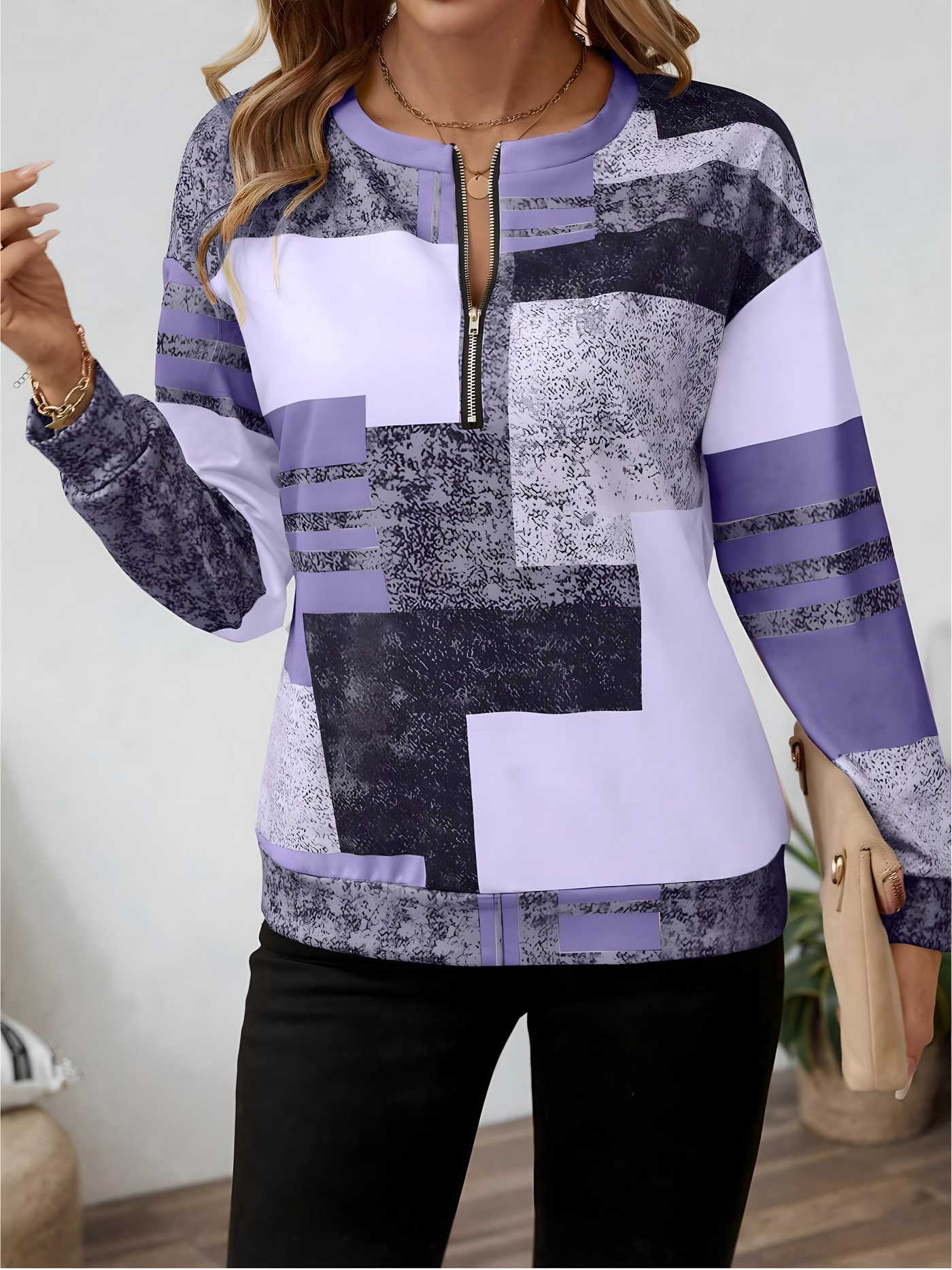 Oceane™ | Chic Vintage Sweatshirt