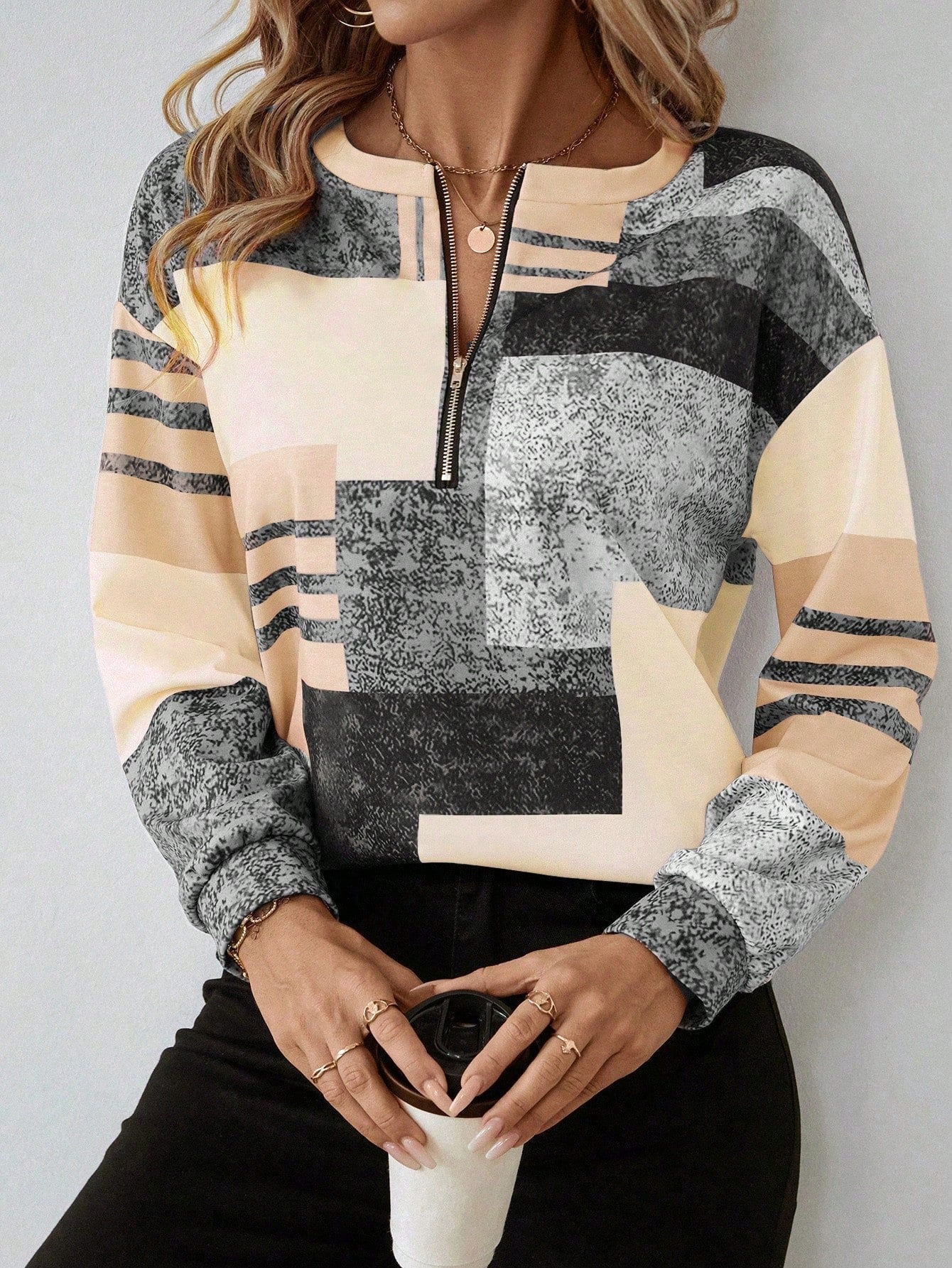 Oceane™ | Chic Vintage Sweatshirt
