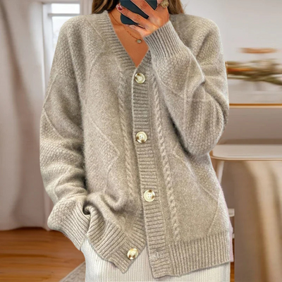 Éloise™ | Cable-Knit Cardigan