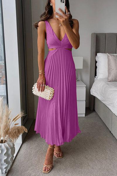 Sage™ | Pleated Maxi Dress