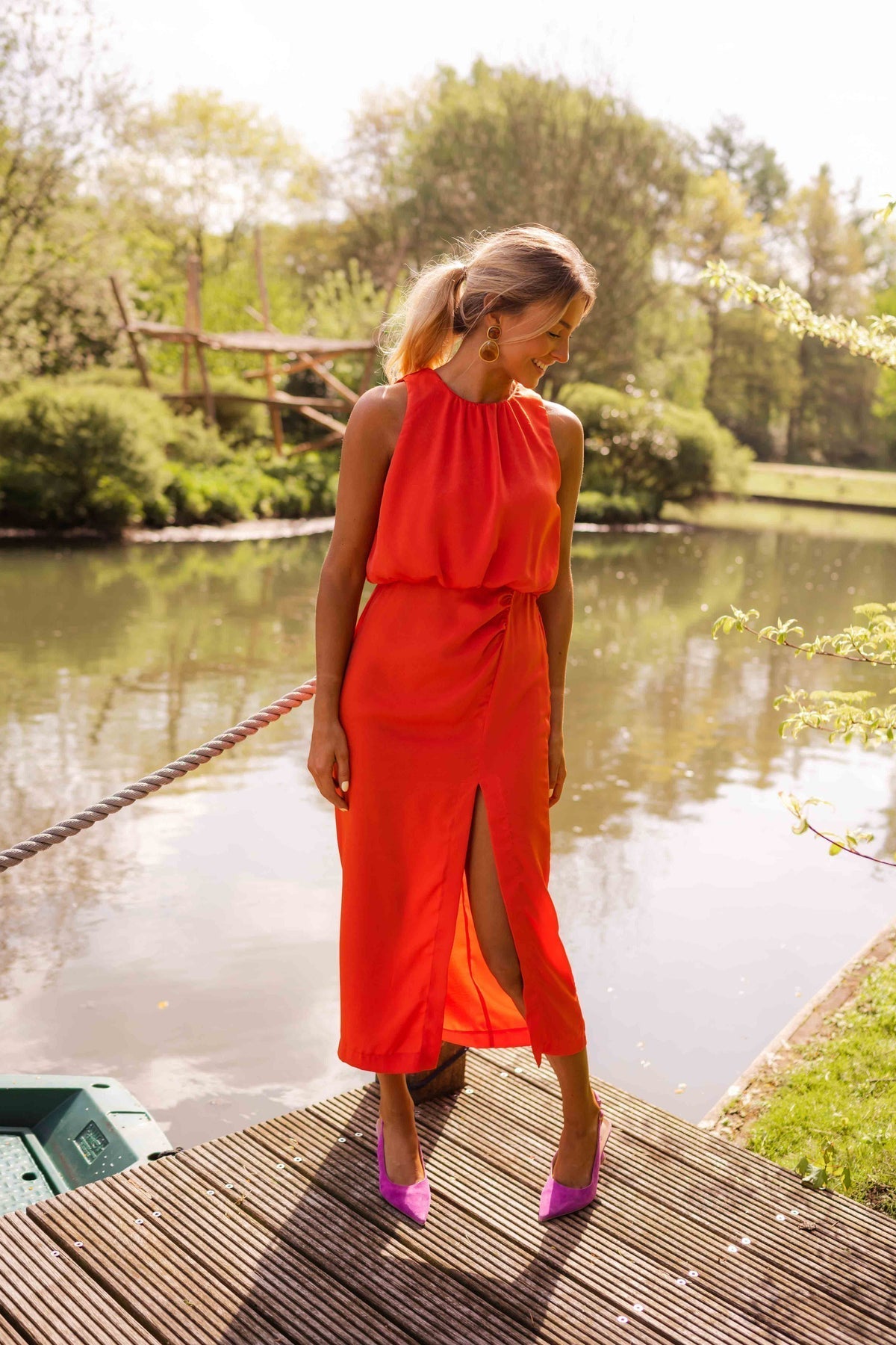 Beulah™ | Fashionable Sleeveless Midi Dress
