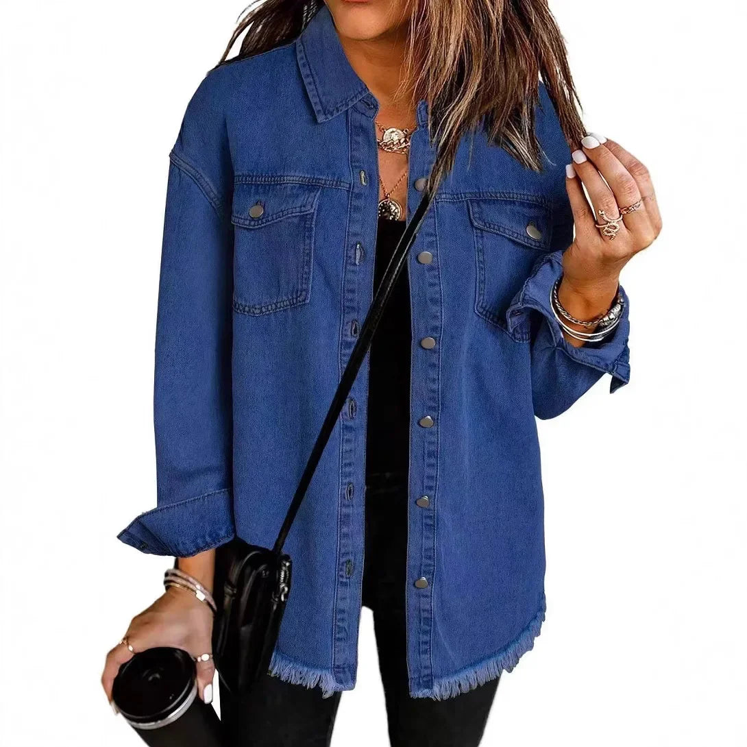 Sophia™ | Denim Shirt Jacket