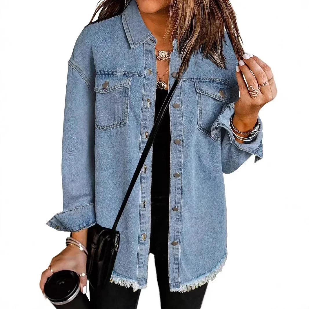 Sophia™ | Denim Shirt Jacket