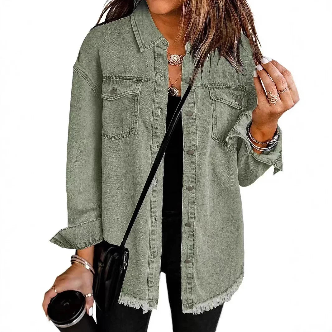 Sophia™ | Denim Shirt Jacket