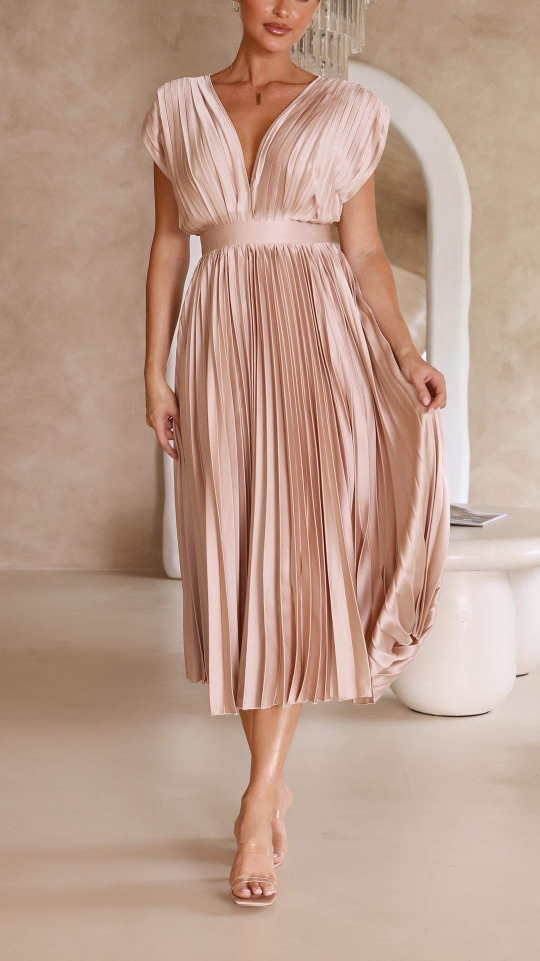 Stellar™ | Pleated Maxi Dress