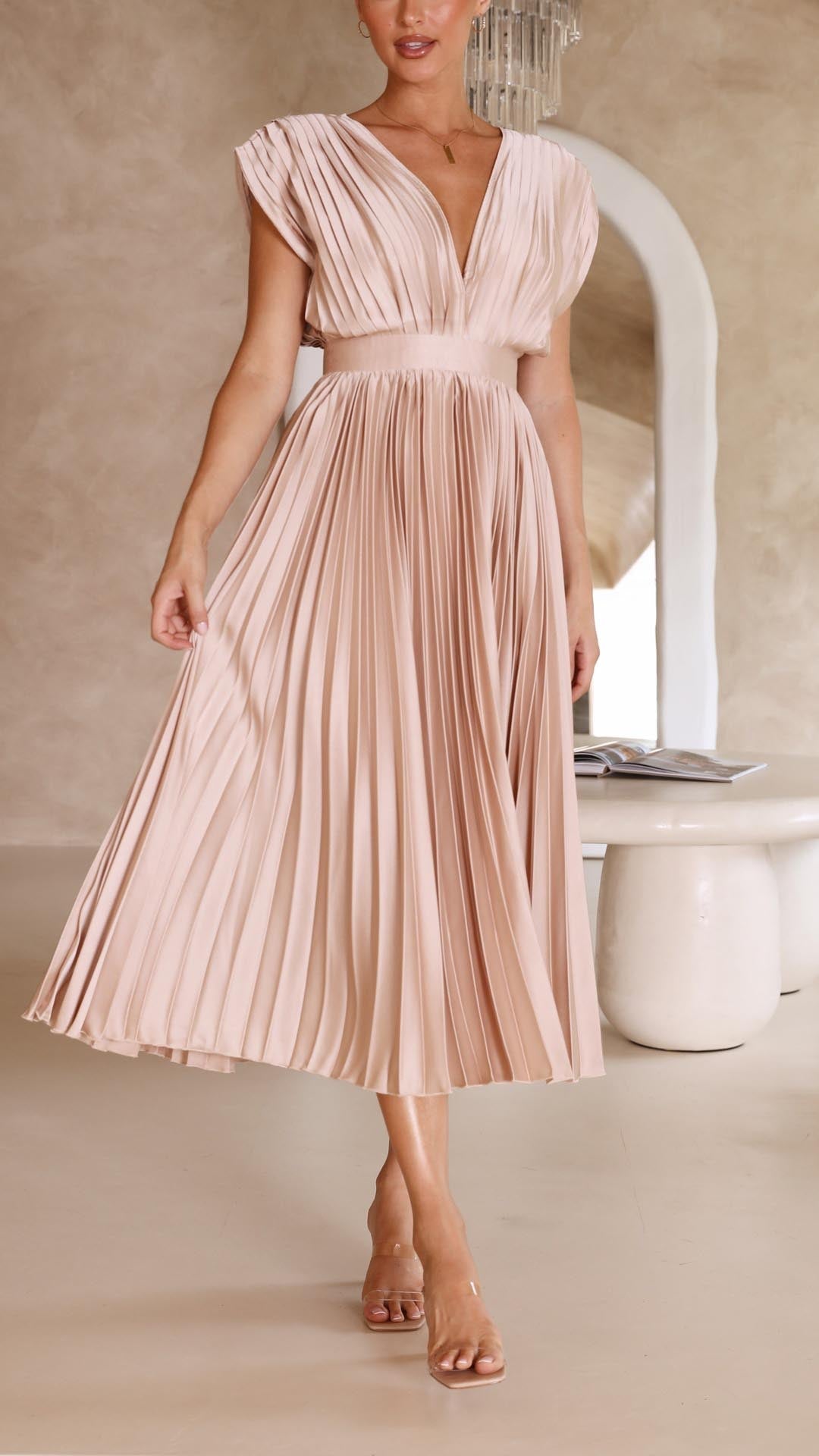 Stellar™ | Pleated Maxi Dress