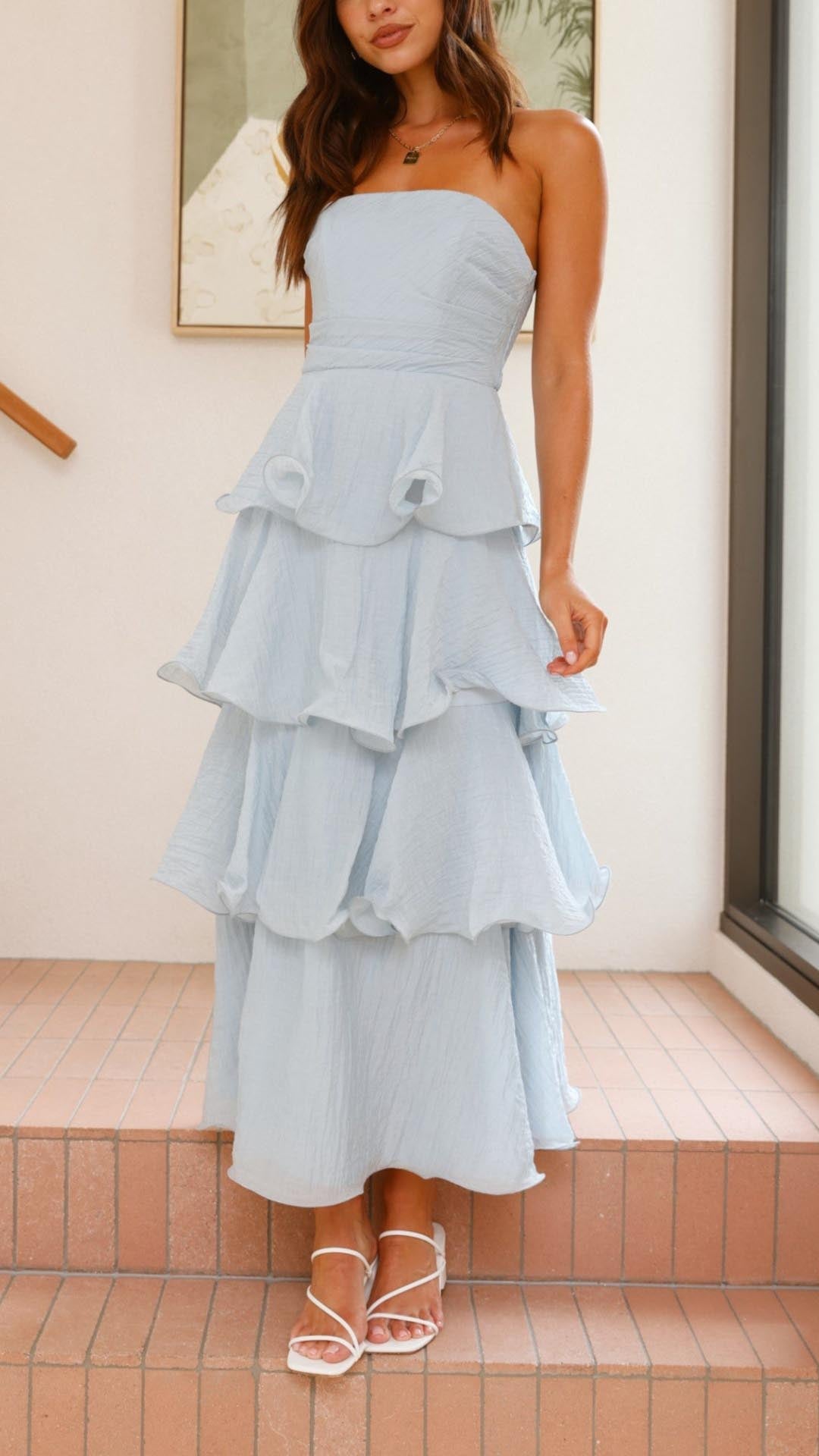 Kate™ | Tiered Ruffle Maxi Dress