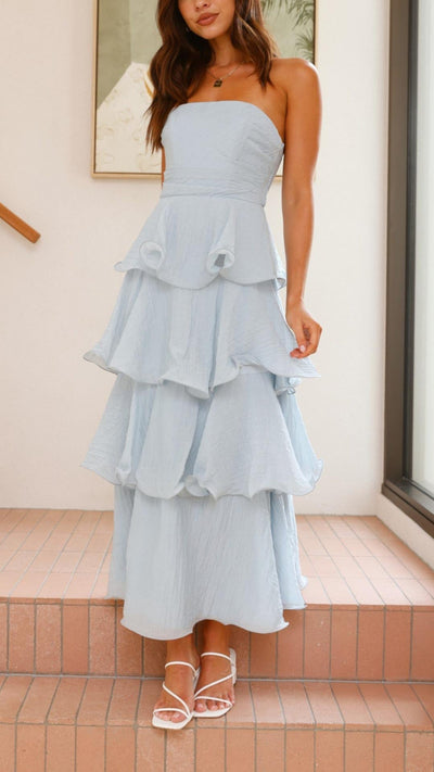 Kate™ | Tiered Ruffle Maxi Dress