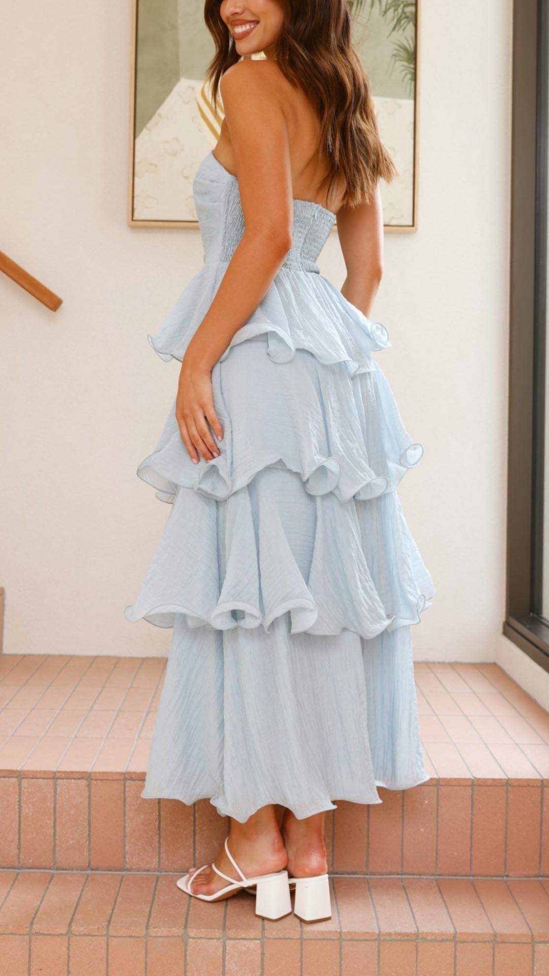 Kate™ | Tiered Ruffle Maxi Dress