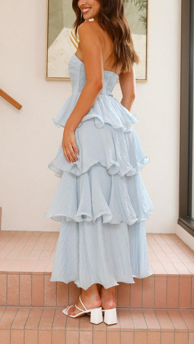 Kate™ | Tiered Ruffle Maxi Dress