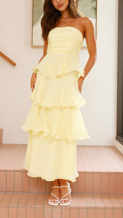 Kate™ | Tiered Ruffle Maxi Dress