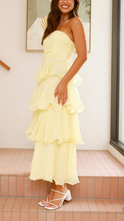 Kate™ | Tiered Ruffle Maxi Dress