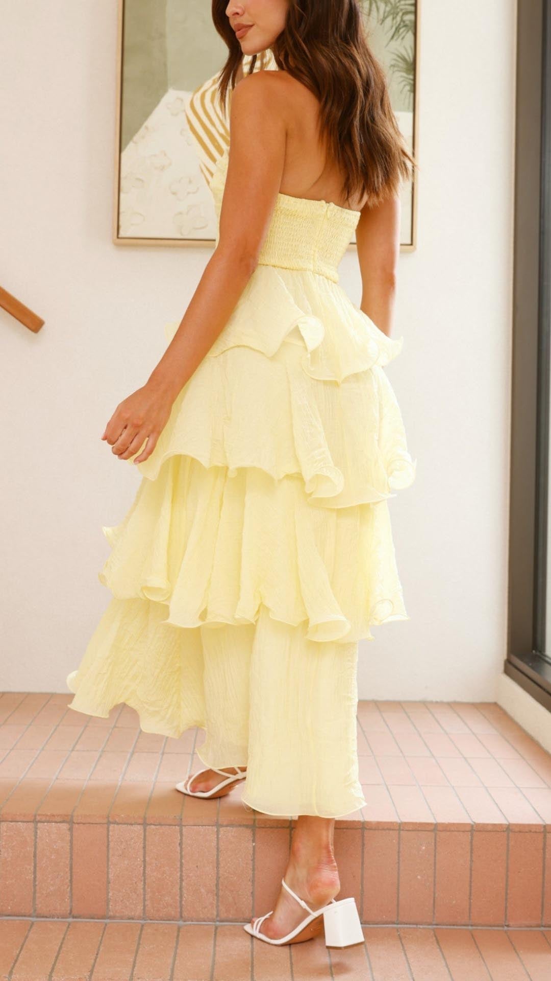 Kate™ | Tiered Ruffle Maxi Dress