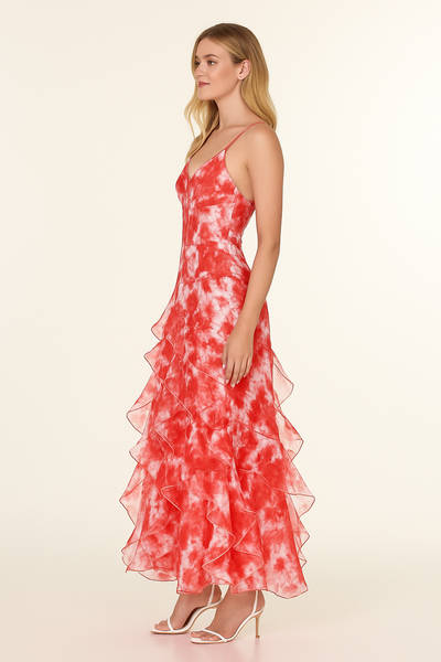 Fiona™ | Ruffled Floral Dress