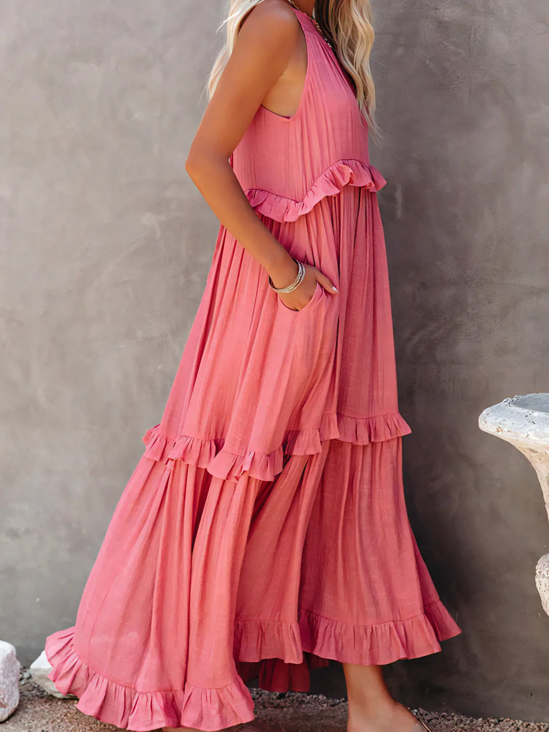 Darcey™ | Ruffle Breeze Maxi Dress