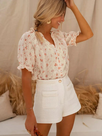 Yvonne™ | Stylish Floral Printed Blouse