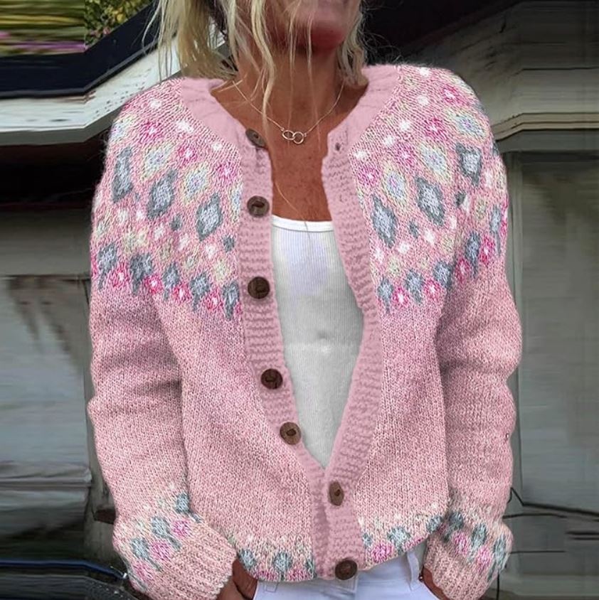 Sophie™ | Pink Comfort Cardigan