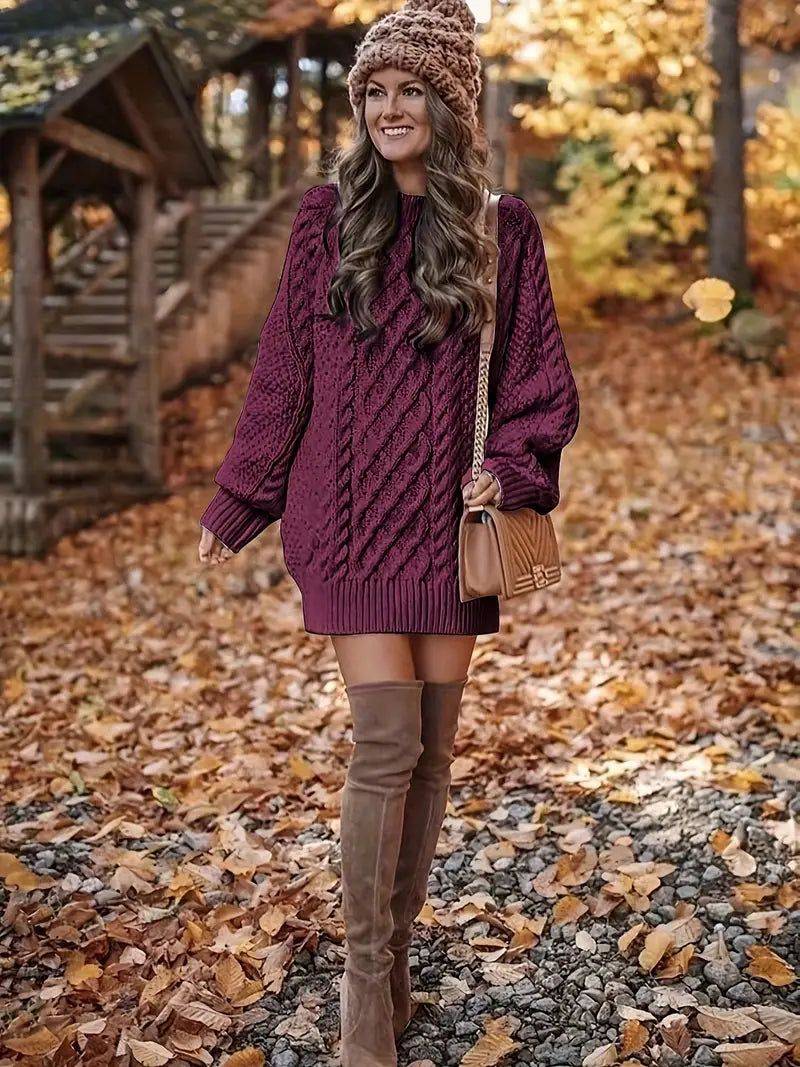 Joelle™ | Long Sleeve Knitted Sweater