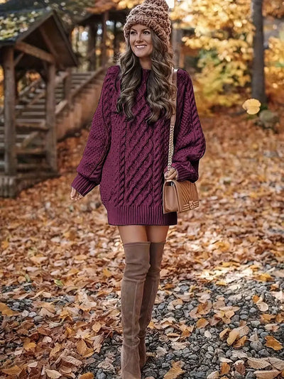Joelle™ | Long Sleeve Knitted Sweater