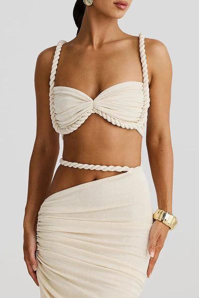 Alani™ | Cutout Ruched Maxi Skirt
