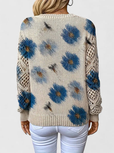 Katy™ | Elegant Floral Sweater