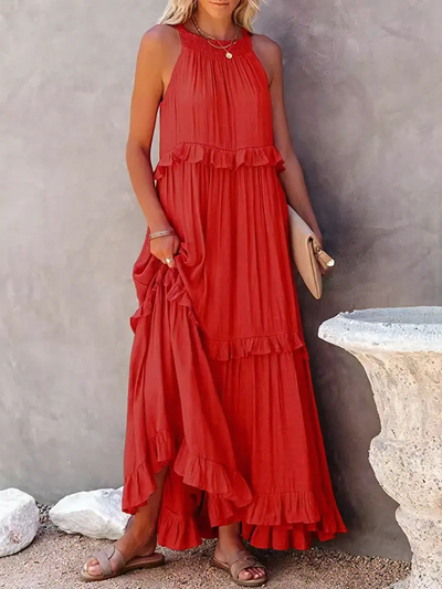Darcey™ | Ruffle Breeze Maxi Dress
