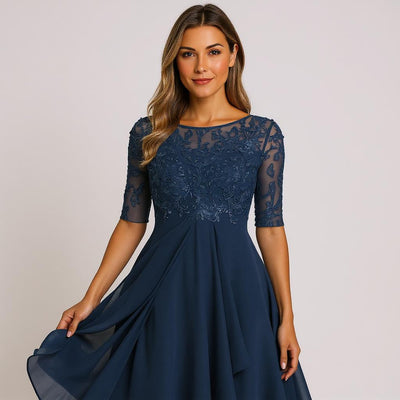 Elisa™ | Elegant formal dress with lace